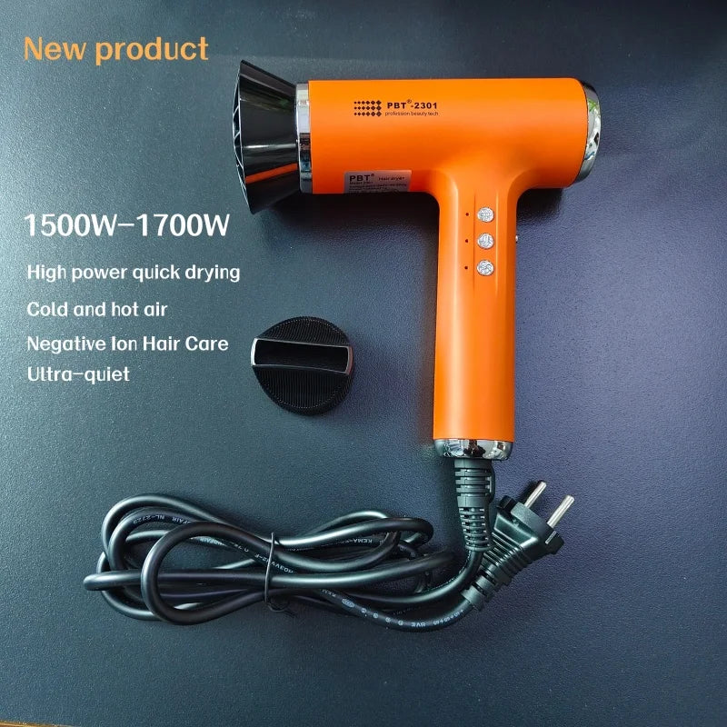 New Mini High-Speed Hair Dryer 1500W High-Power Constant Temperature Hair Care Ultra Quiet Home Hair Salon Travel Hair Dryer Peaceful Pleasures Health and Wellness
