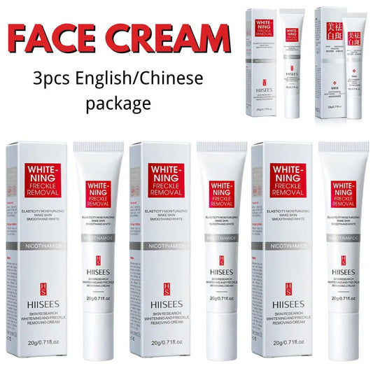 3-Pack Brightening Face Cream – Dark Spot & Freckle Corrector Brightening Face Cream Peaceful Pleasures Health and Wellness