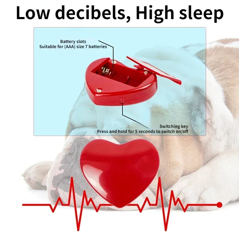IFOYO Heartbeat Dog Snuggle Toy – Calming Plush Sleep Doll