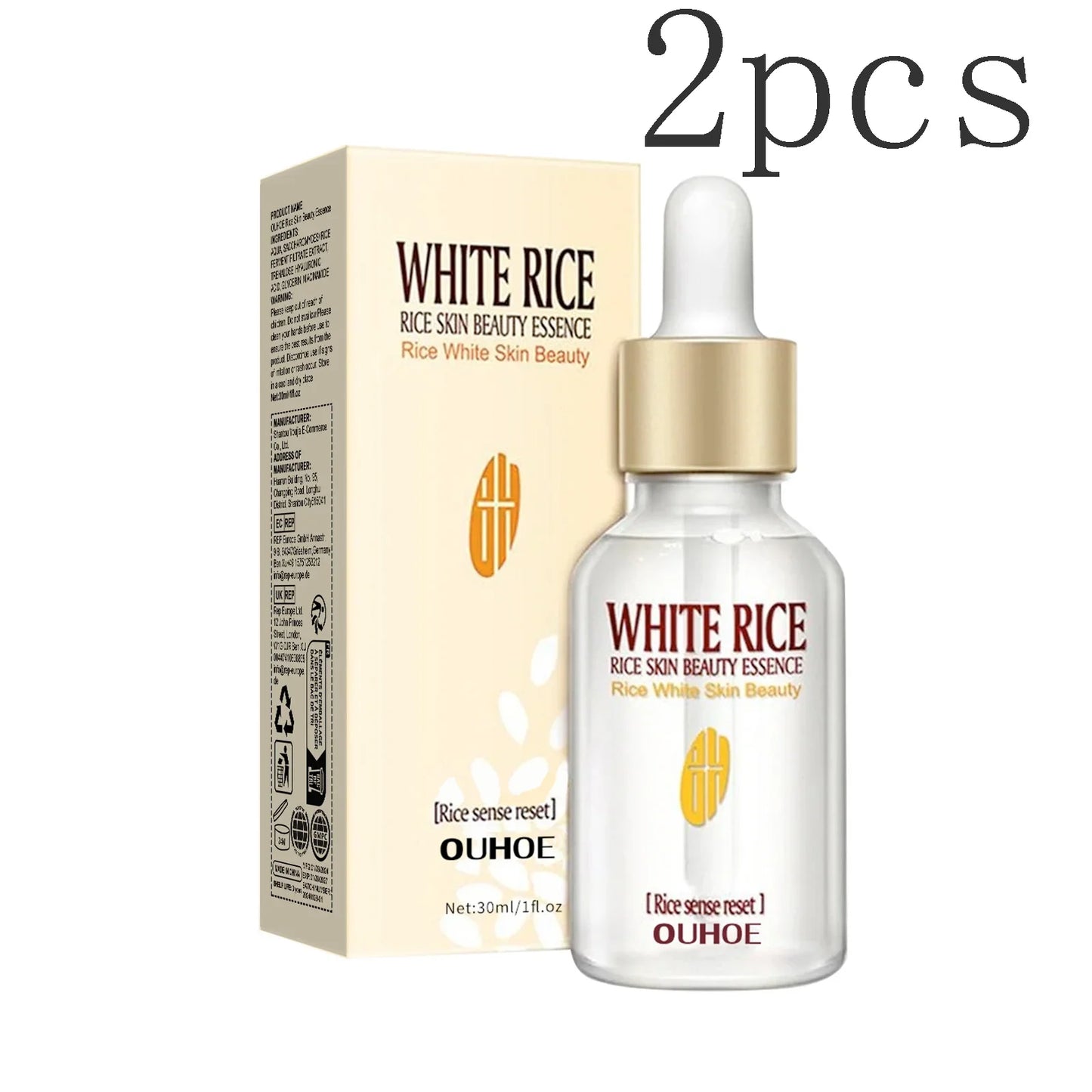 Rice Extract Anti-Wrinkle Face Serum – Hydrating & Firming