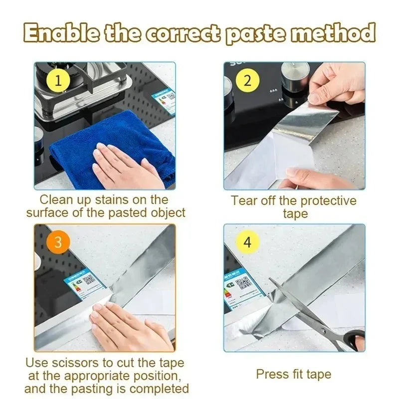 Aluminum Foil Tape – High Temp Waterproof Pipe Repair Seal