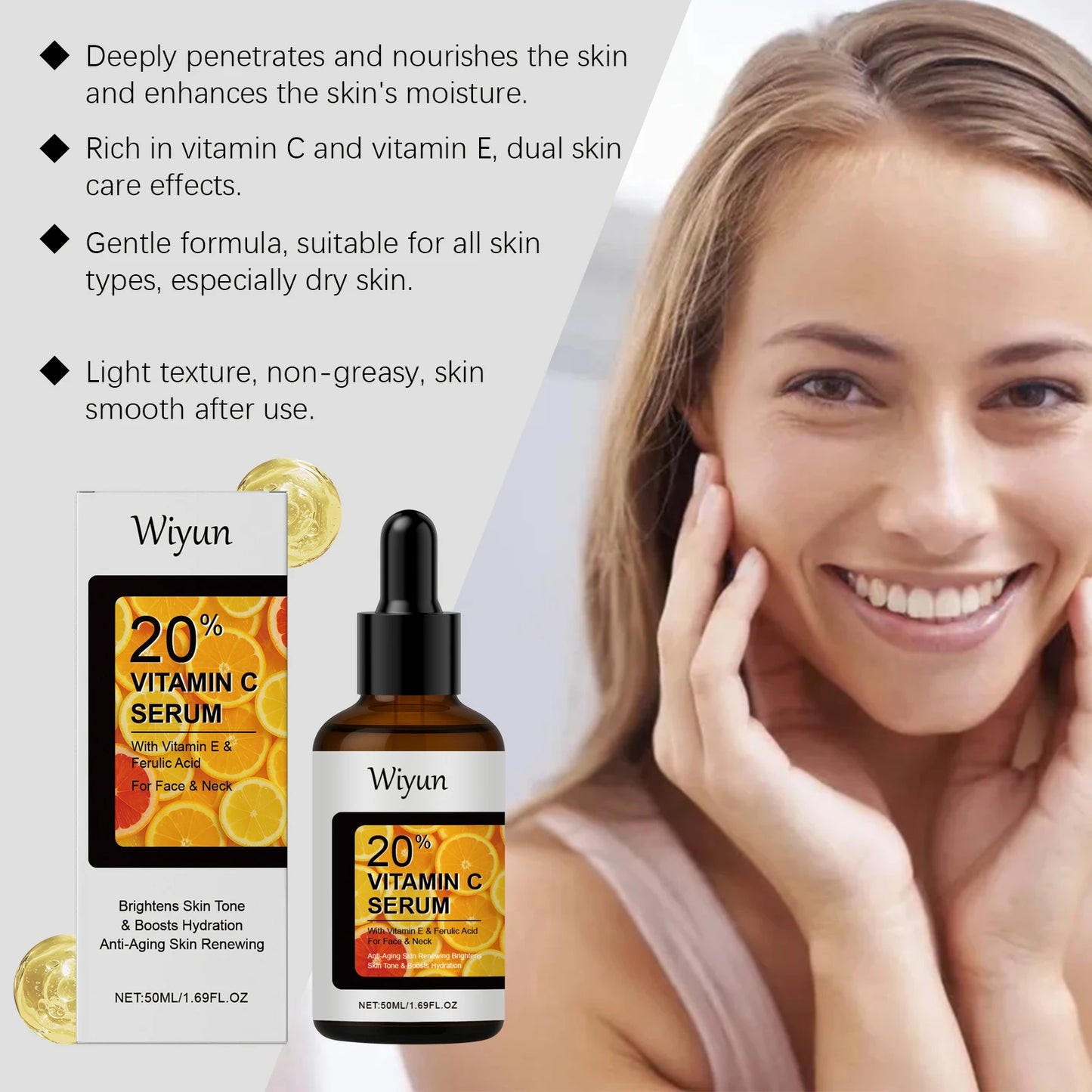 WIYUN Vitamin C Facial Serum | Brightening & Anti-Aging