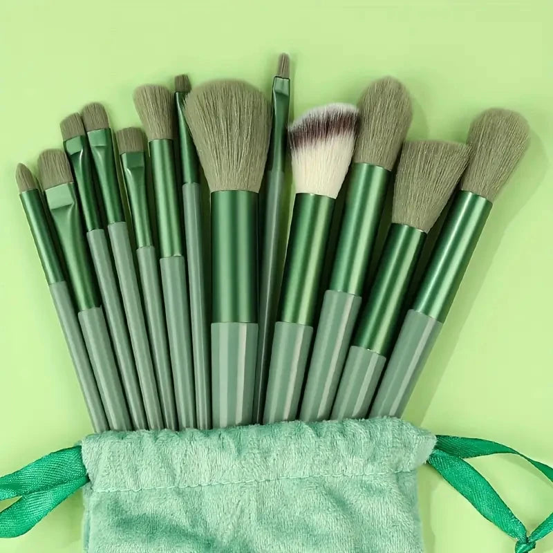 RUNTOIN 13-Piece Professional Makeup Brush Set – Travel Kit