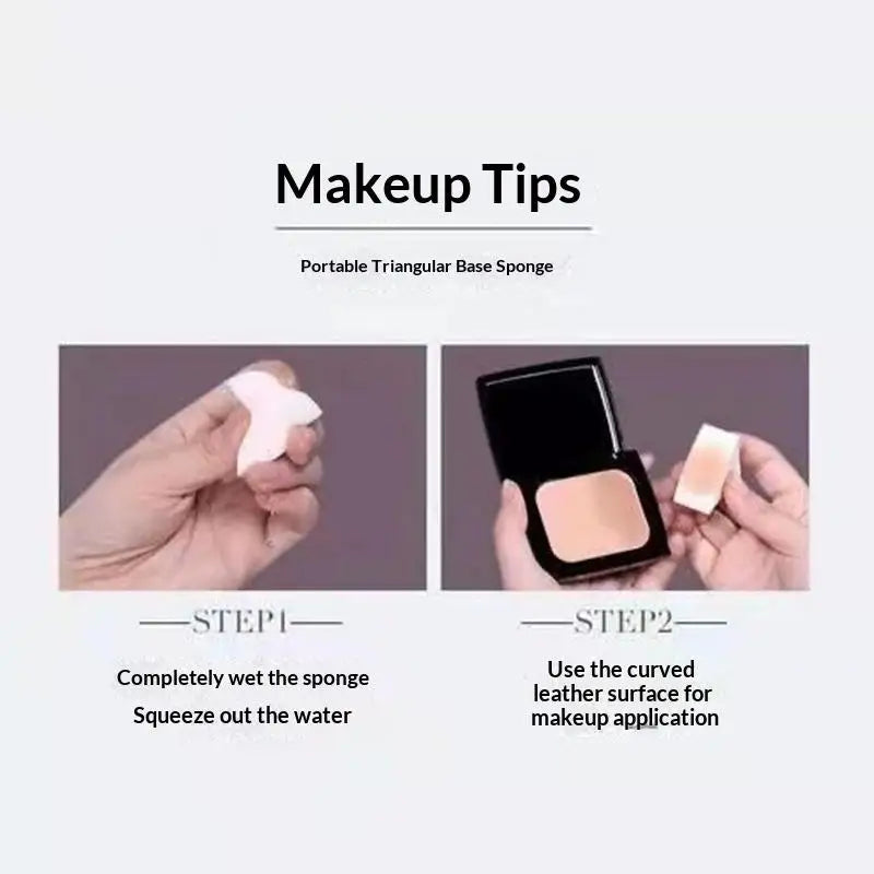 1-30Pcs Triangle Soft Makeup Sponge Wet And Dry Use Fan Shaped Puff Foundation Concealer Smearing Powder Puff Cosmetics Tool Peaceful Pleasures Health and Wellness