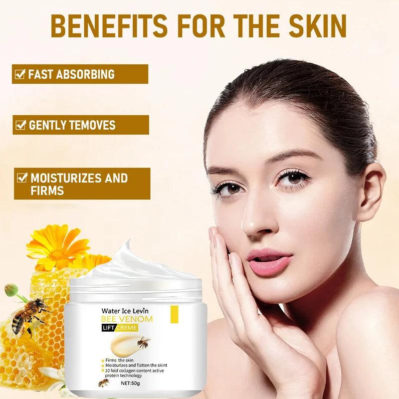 Bee Venom Facial Lifting Cream | Hyaluronic Acid, Alcohol-Free