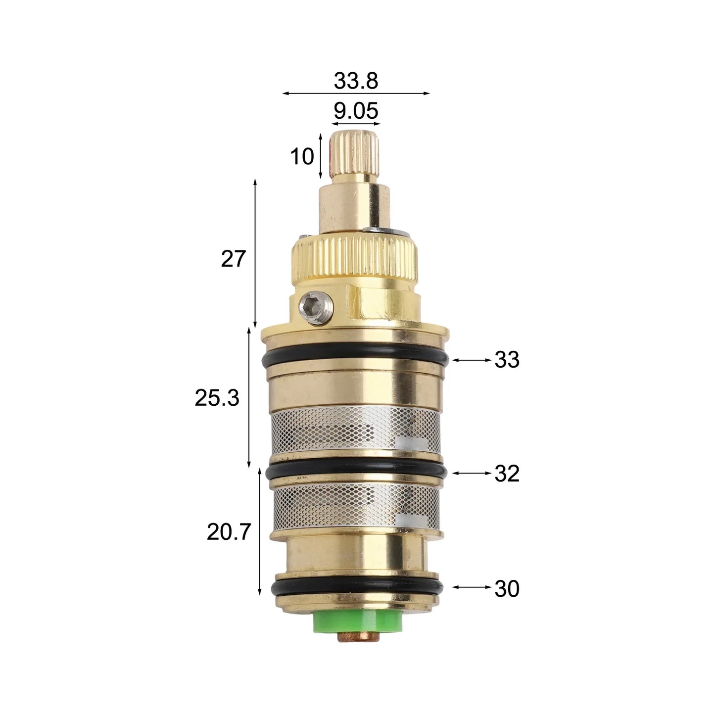 Thermostatic Shower Valve Cartridge | Brass Bath Mixer Repair Kit