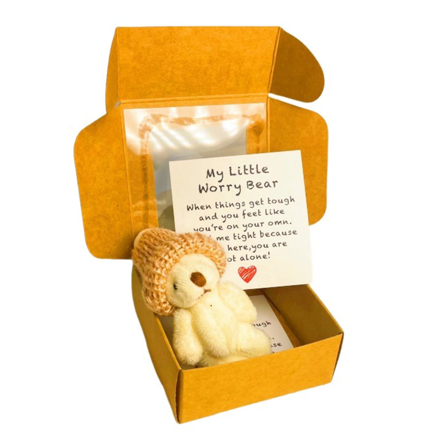 Mini Pocket Bear Hug in a Box | Handmade Plush Bear Gift Set