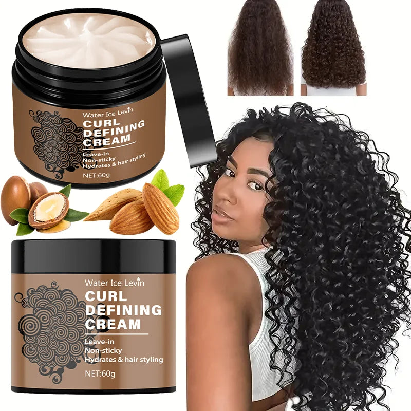 60g Curl Styling Cream – Moisturizing Plant-Based Formula