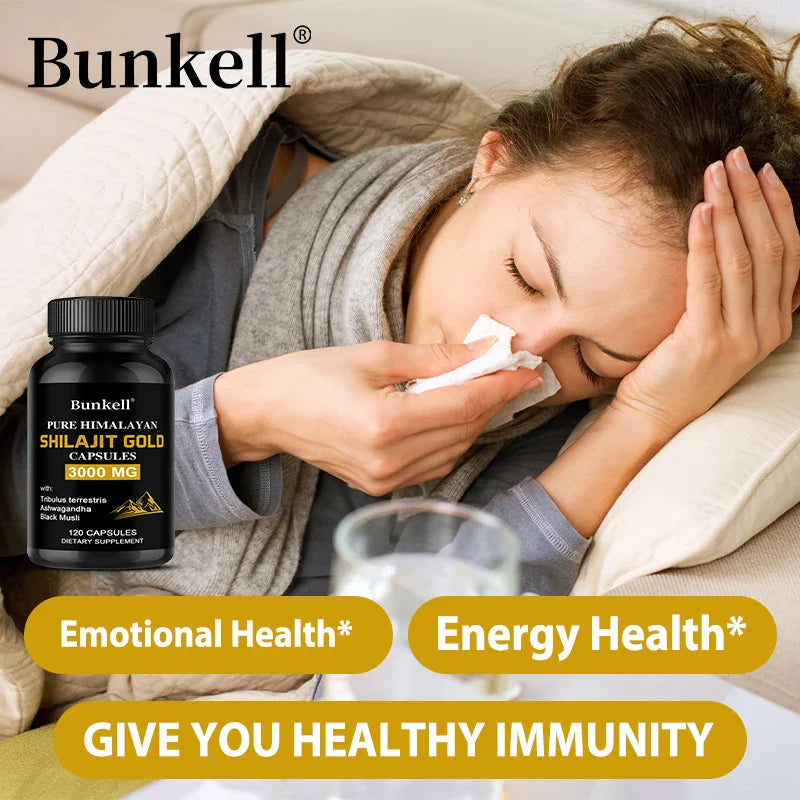 Shilajit Extract Capsules – Energy, Immunity & Mental Clarity
