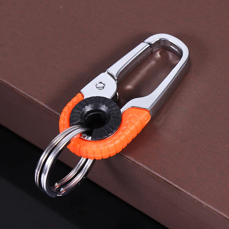 Carabiner Keychain Stainless Steel Double Ring Hook – EDC