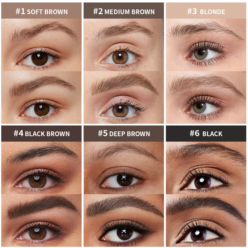 Superfluff Volumizing Brow Mousse Eyebrow Gel Thick Eyebrows Tint Tinted Brow Gel Multiple Color Long-Lasting Waterproof Makeup Peaceful Pleasures Health and Wellness