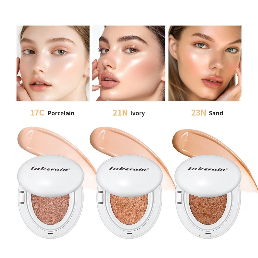 NEW Glow CC Cream Foundation Cushion Waterproof Long-lasting Brighten Foundation Cream Women Base Makeup Face Korean Cosmetics Peaceful Pleasures Health and Wellness
