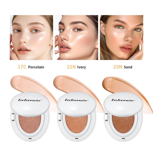 NEW Glow CC Cream Foundation Cushion Waterproof Long-lasting Brighten Foundation Cream Women Base Makeup Face Korean Cosmetics Peaceful Pleasures Health and Wellness