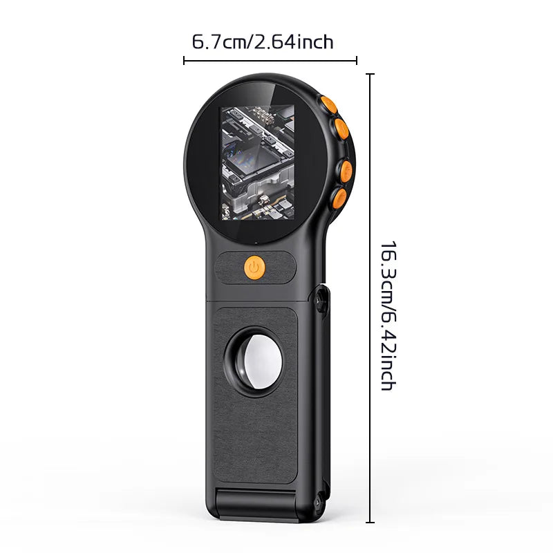 Handheld intelligent electron microscope with 500x high-definition magnification for children's science experiments Peaceful Pleasures Health and Wellness
