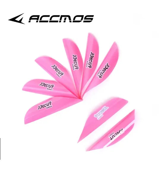DECUT Arrow Spiral Feather Spin Vane Shaft Fletche Right Wing Sticker