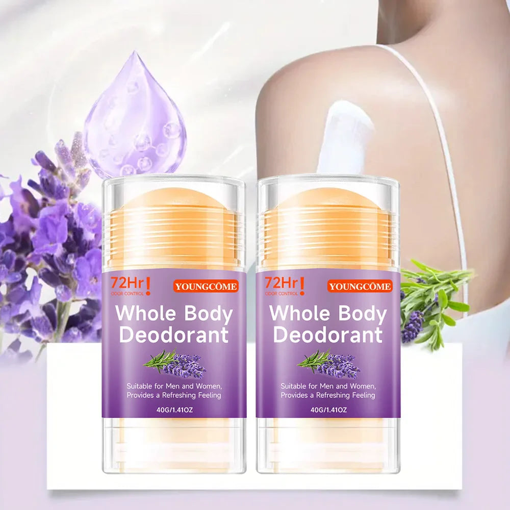 YOUNGCOME Honey Peach Whole Body Deodorant Stick | 72H Unisex