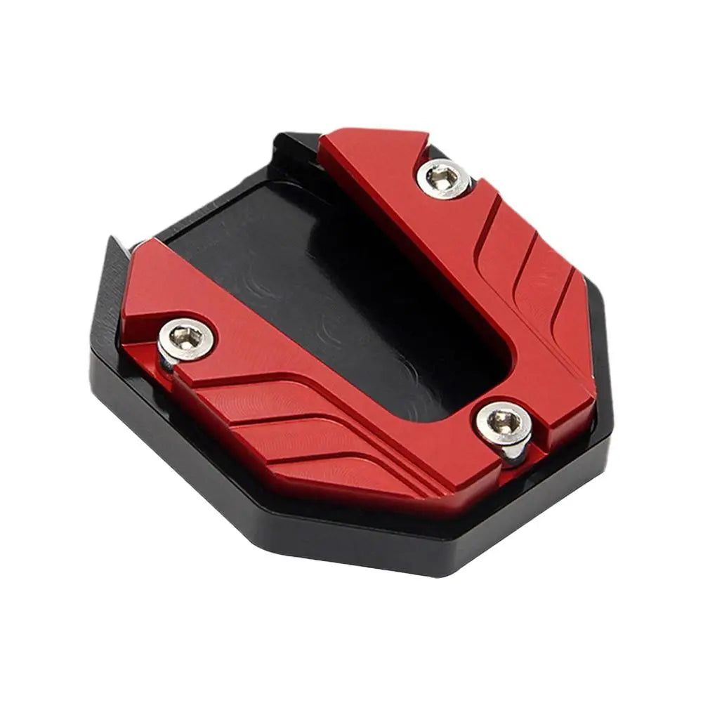 1/2/4pcs Sleeve Electric Vehicle Side Support Enlarge Base Foot Widened Non-slip Side Peg Cover Motorcycle Non-slip Side Support Peaceful Pleasures Health and Wellness 1pcs red