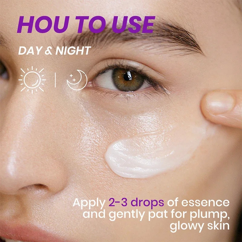 Nad+ Lifting Moisturizing Facial Essence Firms Facial Skin And Reduces Wrinkles Brightening Purple No. 9 Line Lightening Essence Peaceful Pleasures Health and Wellness
