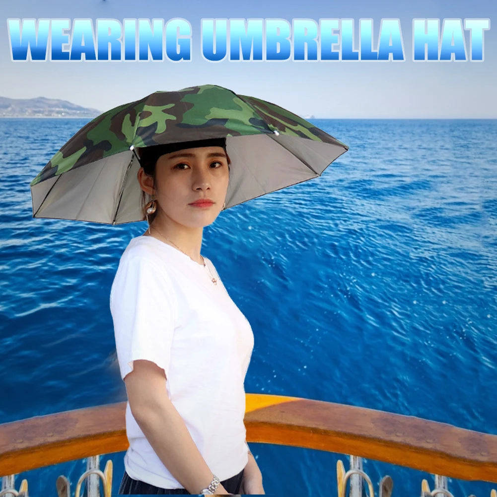 Hands-Free Umbrella Hat for Fishing, Beach & Hiking Peaceful Pleasures Health and Wellness
