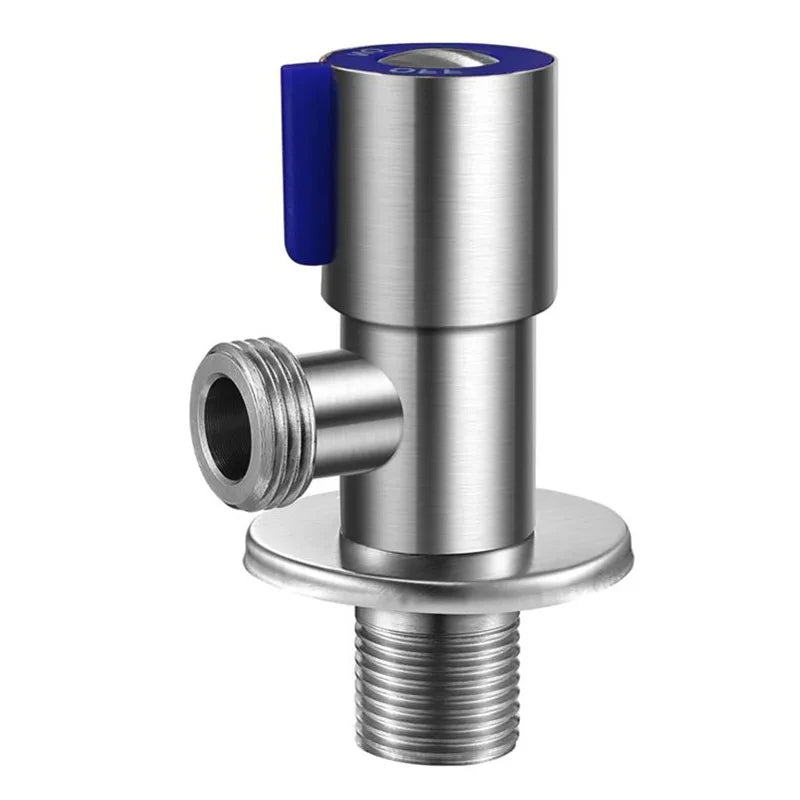 G1/2 Brass Triangle Stop Valve | Toilet, Faucet & Heater Shut-Off