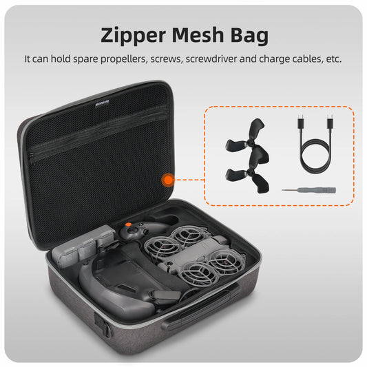 Large-Capacity Storage Bag For DJI NEO2 Shock-Absorbing And Pressure-Resistan Storage Case For Goggles N3 Storage Case Peaceful Pleasures Health and Wellness Default Title