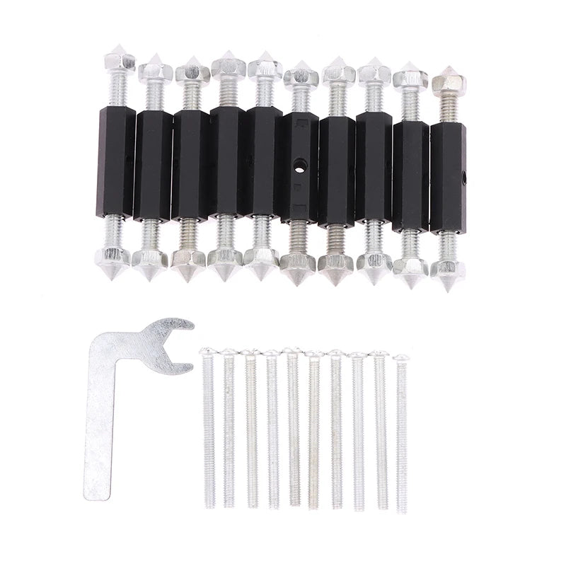 10-Pack Wall Switch Socket Cassette Repair Kit with Wrench