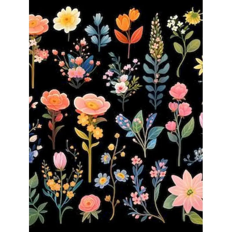 GATYZTORY Oil Painting By Numbers On Canvas Paintings On Number Flower Number Painting Home Decoration Unique Gift For Handiwork Peaceful Pleasures Health and Wellness 99-7 50x70cm Unframed