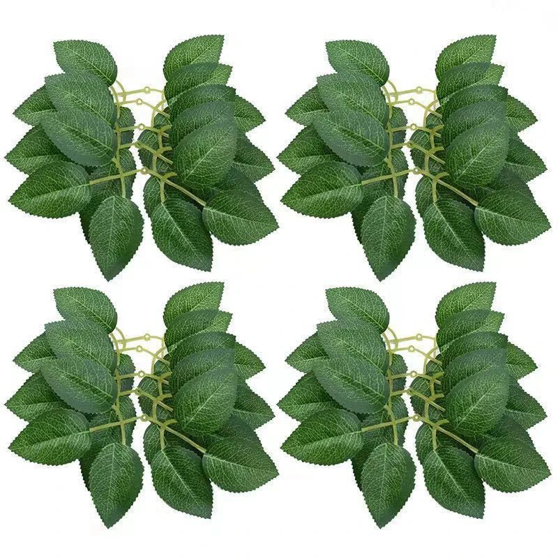 Silk Green Leaves for Artificial Flowers | Wedding & Home Decor