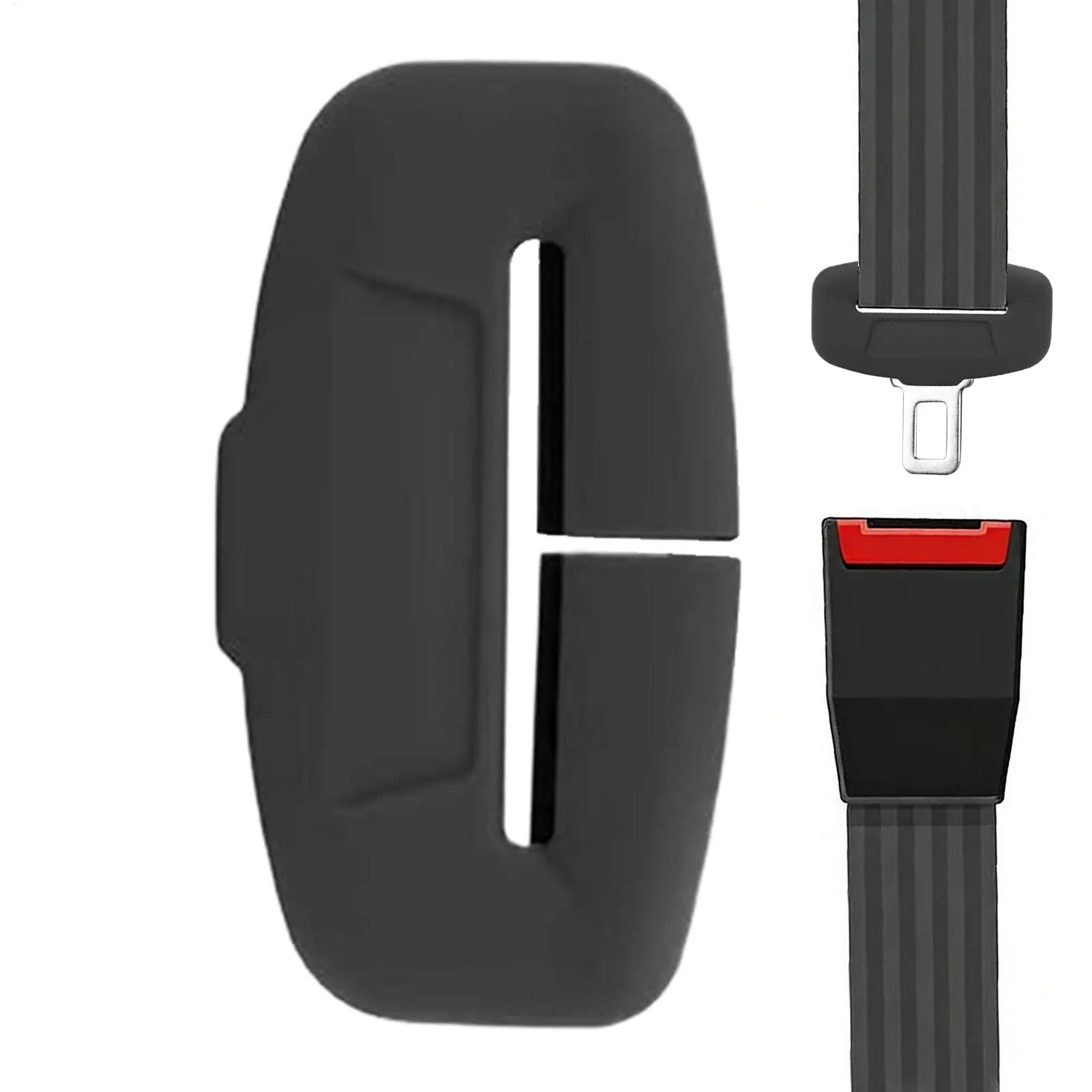 Universal Silicone Car Seat Belt Cover Car Seat Decoration Anti-Scratch Anti Against Car Seatbelt Buckle Protective Case Peaceful Pleasures Health and Wellness
