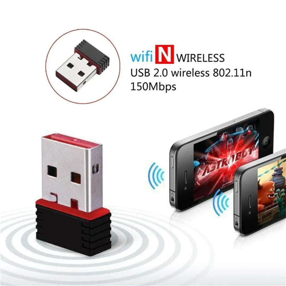 RTL8188 150Mbps USB WiFi Adapter – Raspberry Pi, PC & Laptop
