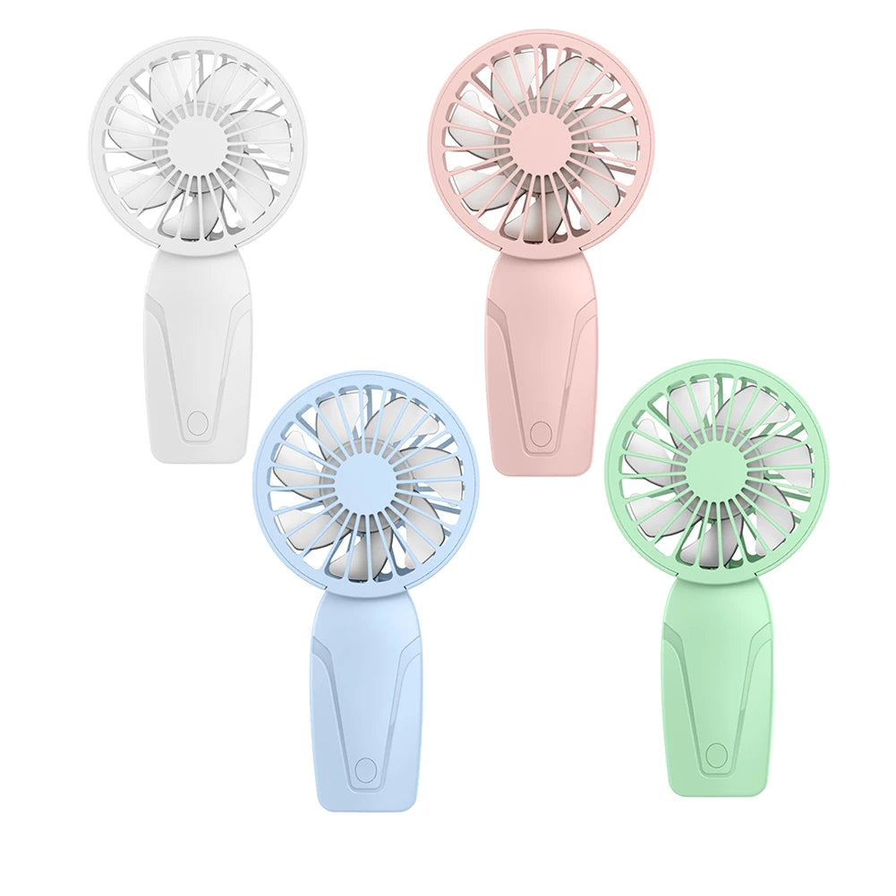 USB Rechargeable Mini Personal Fan – 3-Speed Compact Cooler Peaceful Pleasures Health and Wellness