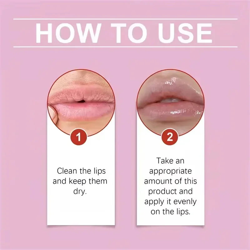 Volumising Lip Plumper Oil – Glossy Plumping Serum & Lip Care