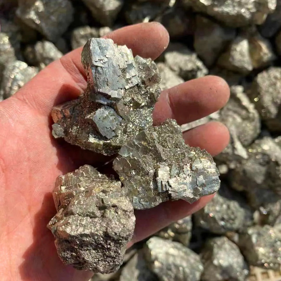 Chalcopyrite Mineral Crystal Specimen – Natural CuFeS2 Ore Stone Mineral Specimen Peaceful Pleasures Health and Wellness 480-500g