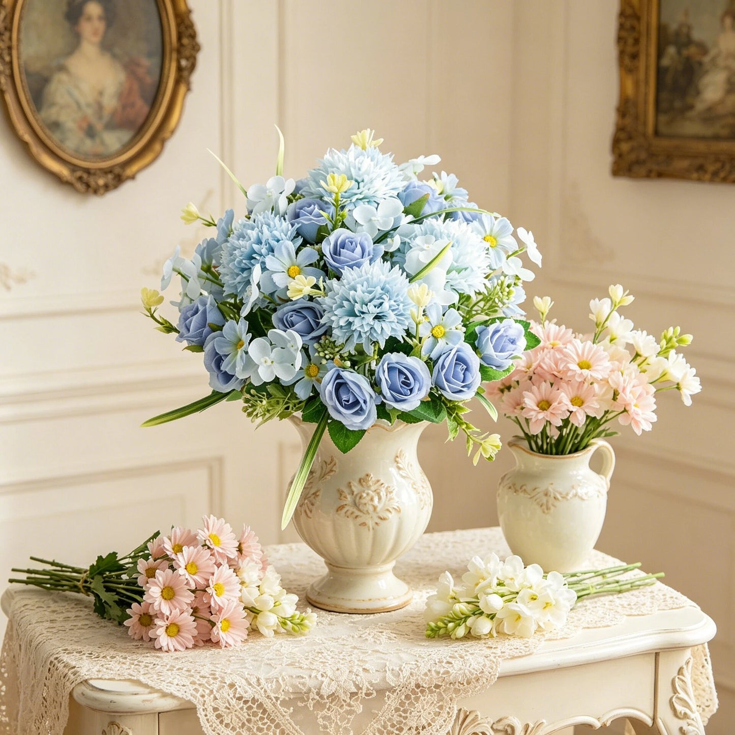 Artificial Silk Rose Bouquet – Wedding & Home Décor