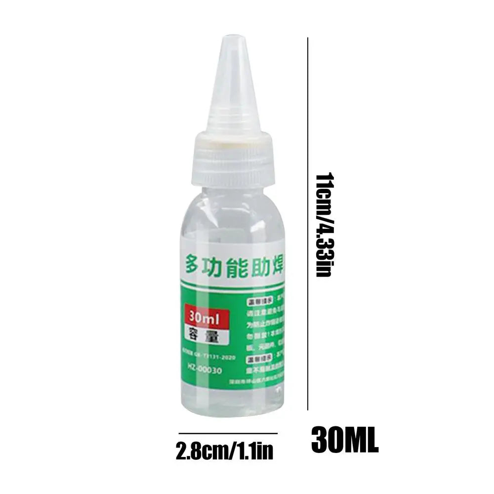 Liquid Soldering Flux 30ml Rosin Core Flux High-Frequency Use For Electronics Repair Battery Electrode, Stainless Steel & Nickel Peaceful Pleasures Health and Wellness 30ml