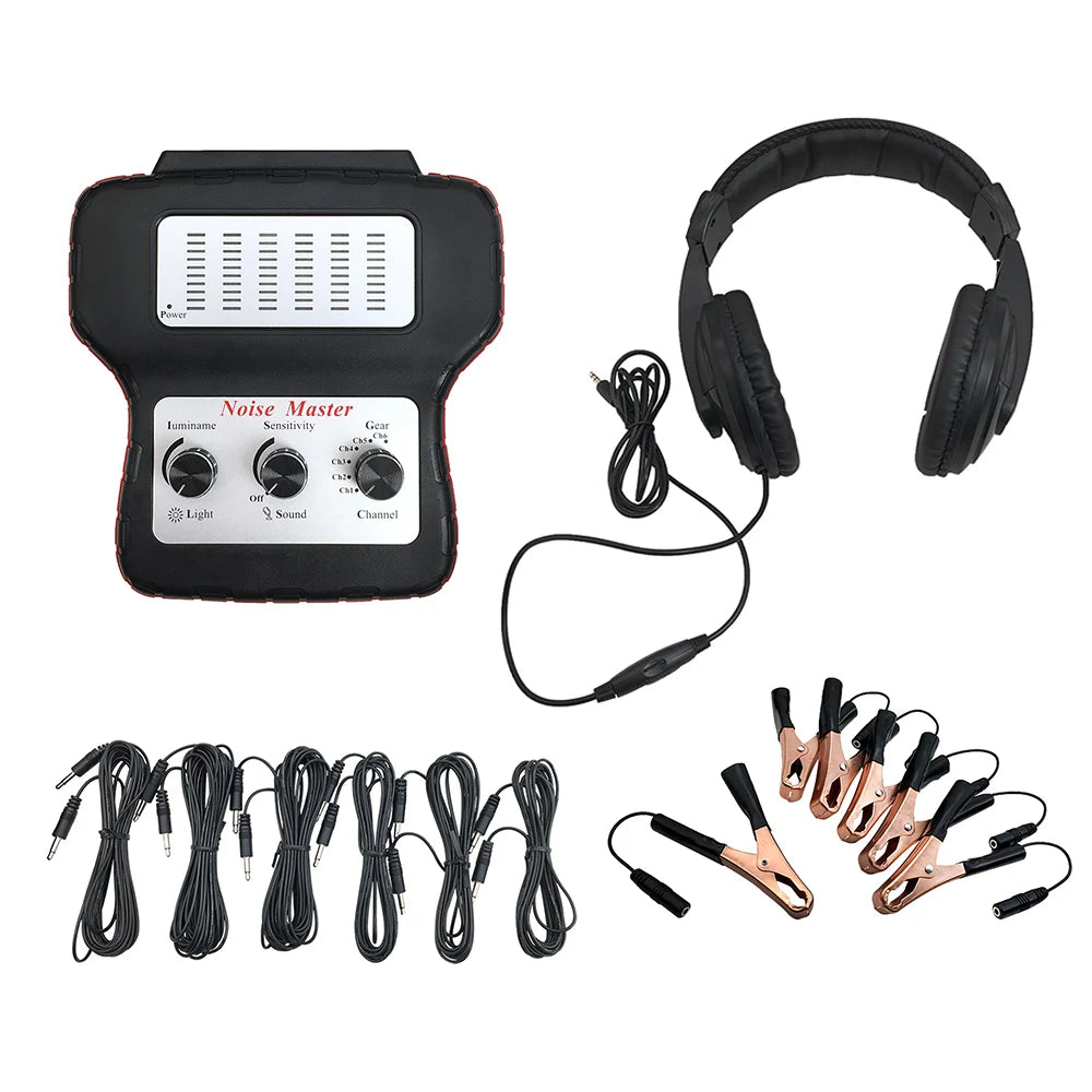 KKMOON 6-Channel Electronic Car Stethoscope Noise Detector