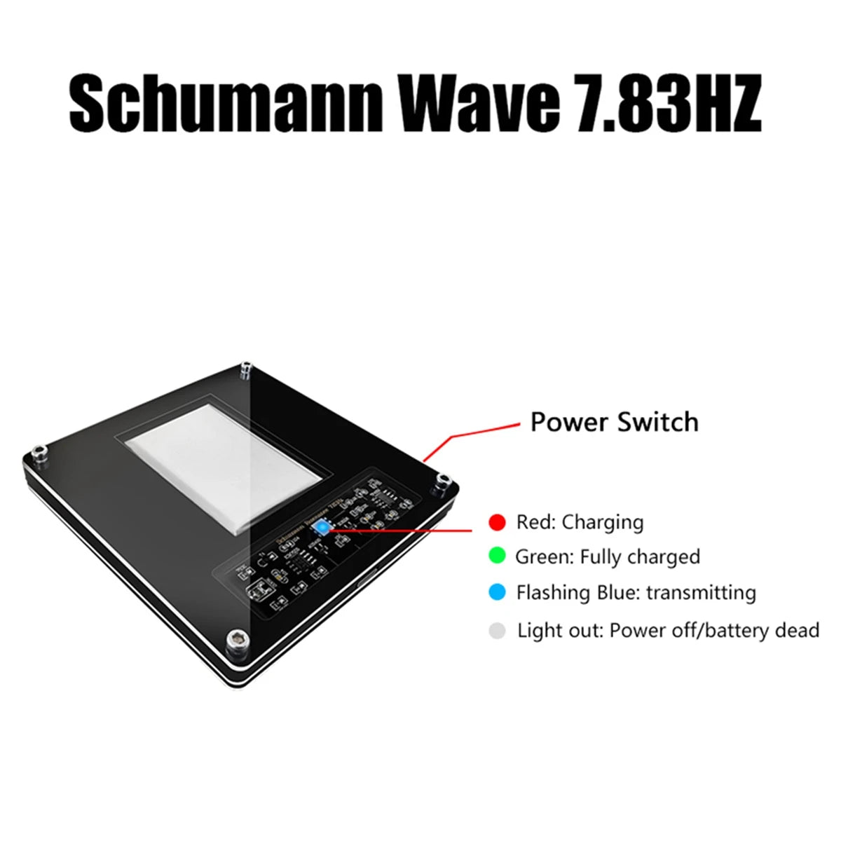 A36T-7.83HZ Extremely Low Frequency Pulse Generator Schumann Wave Generator Earth Resonance Frequency Generator Peaceful Pleasures Health and Wellness