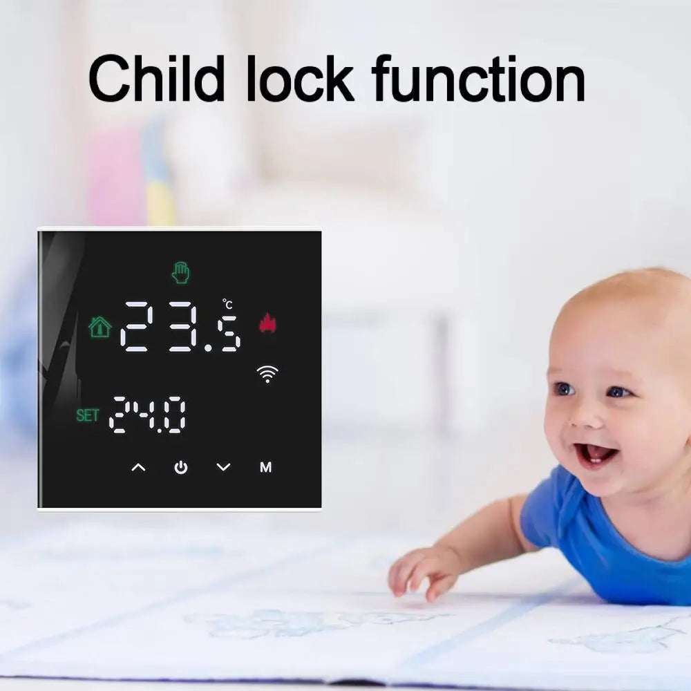 Tuya Thermoregulator WIFI Warm Water Floor Heating Thermostat Electric Heating Temperature Controller For Google Home Alexa Peaceful Pleasures Health and Wellness