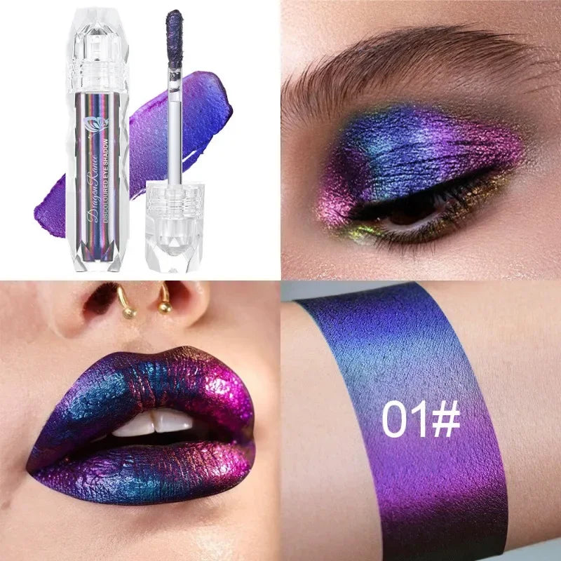 Chameleon Liquid Eyeshadow | Metallic Glitter Shimmer Eye Makeup