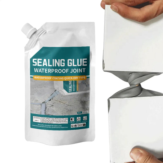 500ml Concrete Crack Filler Sealant Waterproof Quick-Drying Adhesive For Garage Floor Kitchen, Leak Repair For Corners Peaceful Pleasures Health and Wellness