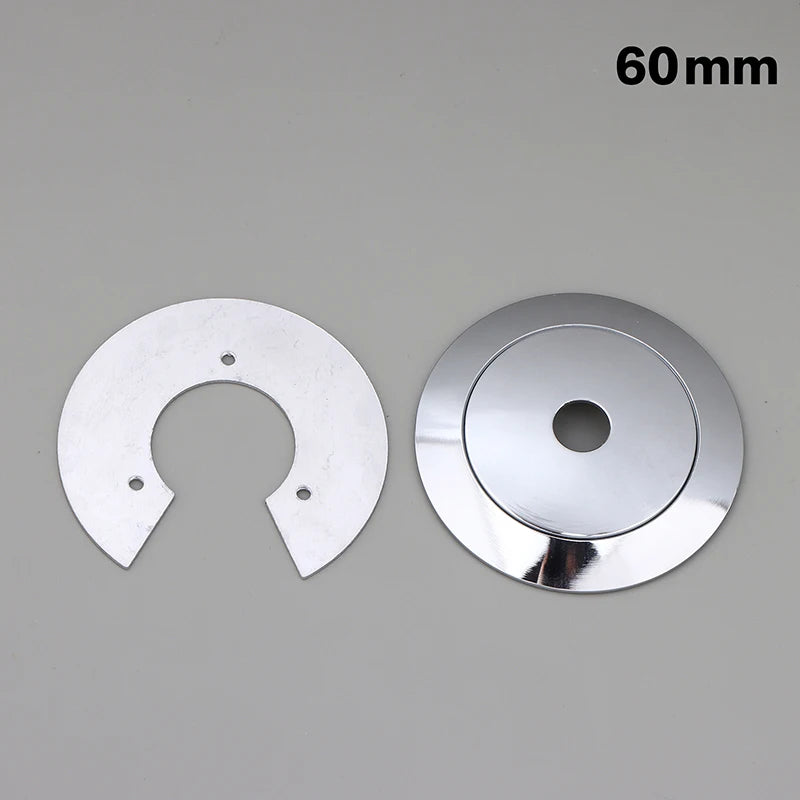 Aluminum Cap For Glass Globe Lampshade Arc Tray Flying Saucer Style Holder Lightweight Durable For Home Restaurant Lighting Peaceful Pleasures Health and Wellness 60mm Silver