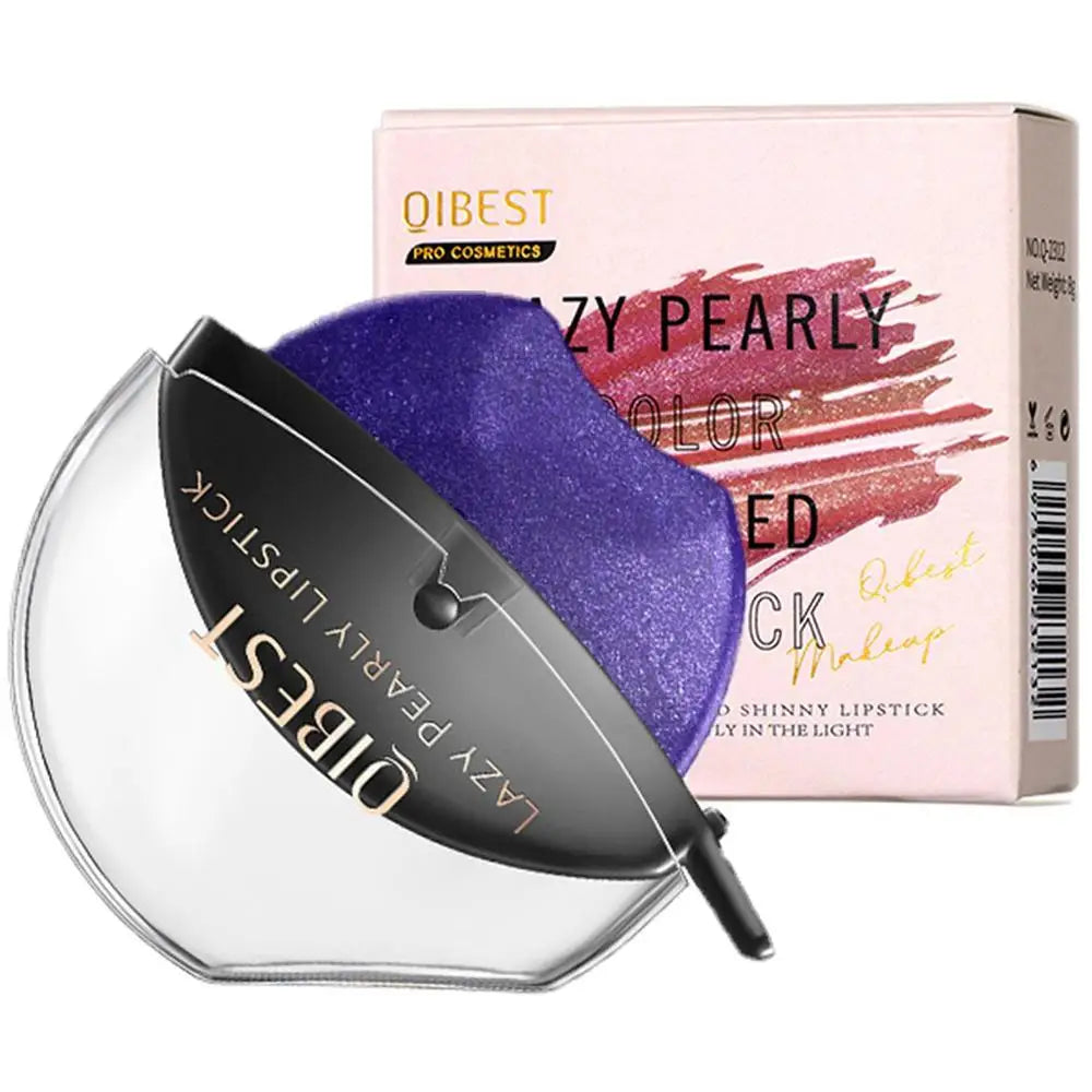 Lazy Pearl Lipstick – Pearlescent, Moisturizing & Waterproof
