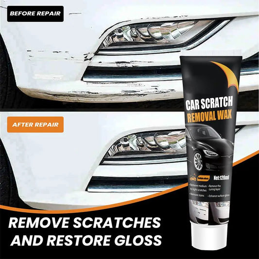 Car Paint Maintenance Wax 1/2pcs 120ml Restore Enhance Surface Gloss Car Scratch Removal Wax Remove Curing Layer Scratches Stain Peaceful Pleasures Health and Wellness