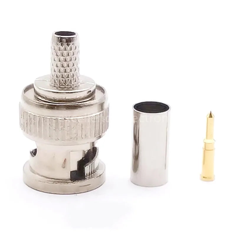 5/10/20/50 Sets 3-Piece BNC Male RG58 Plug Crimp Connectors Peaceful Pleasures Health and Wellness 10sets