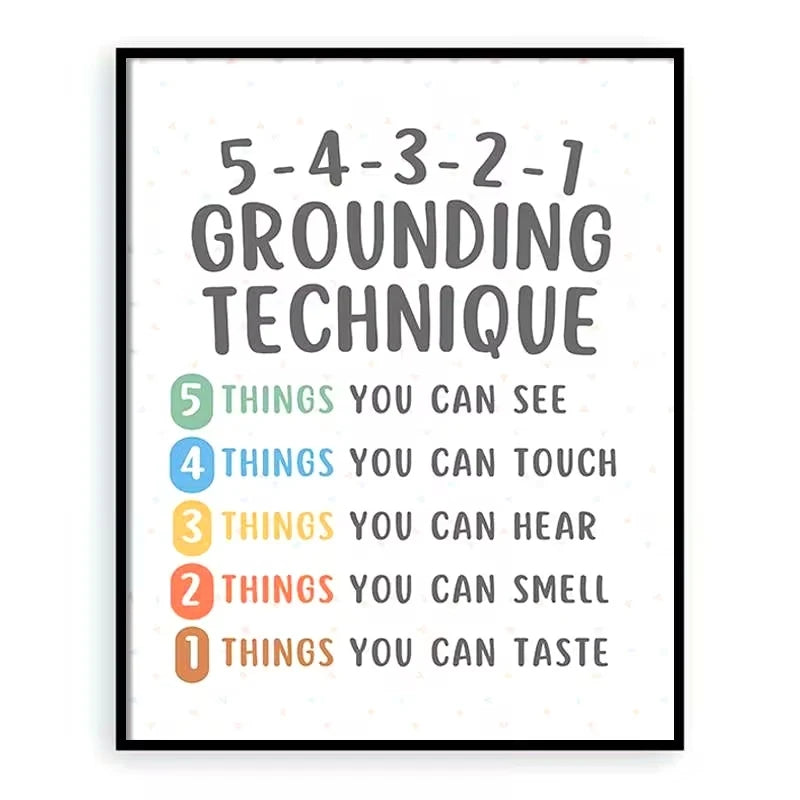 Calming Canvas Wall Art Print | Bedroom & Kids Room Décor