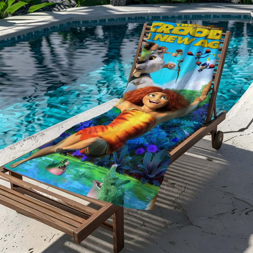 The Croods 2 Quick-Dry Beach Towel | Soft Pool & Travel Towel