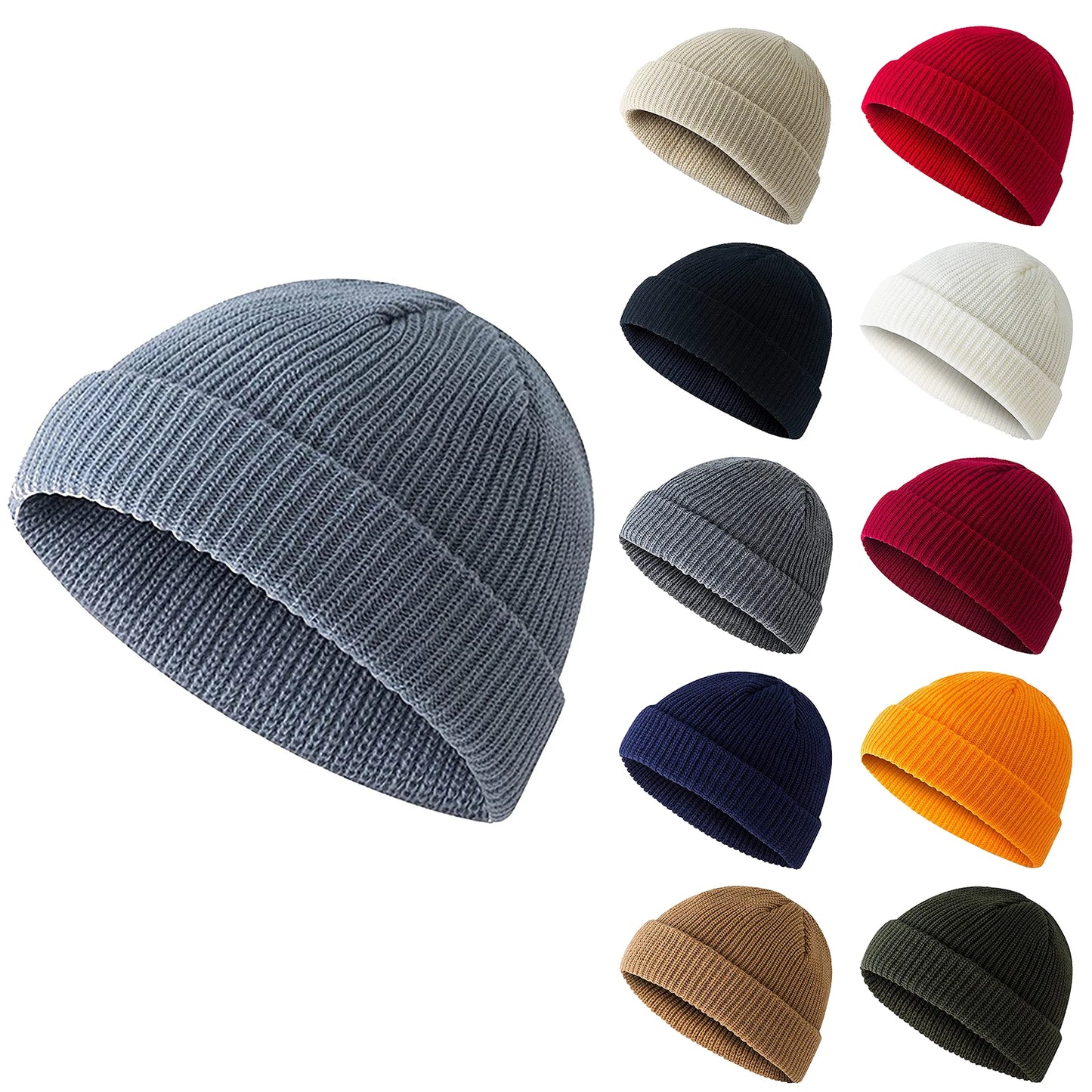 Knitted Beanie for Men & Women | Warm Winter Cycling Cap