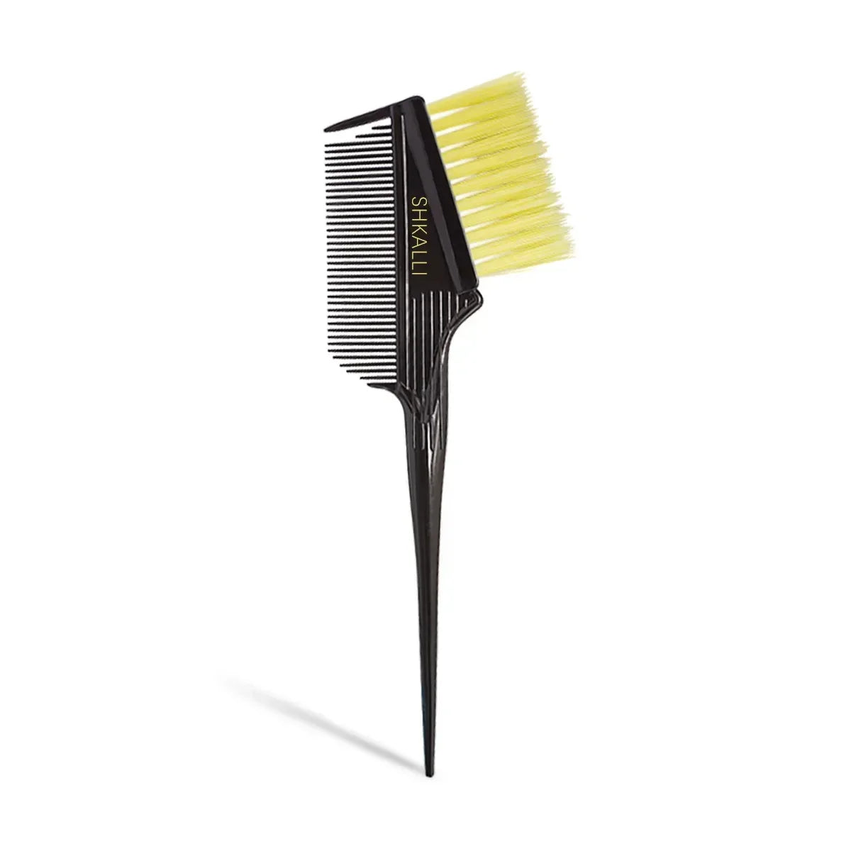 Hair Dye Brush Stylish Soft Bristles Professional Salon Hair Dye Tool Hair Coloring Brush DIY Salon Barber Brush Accessories 1Pc Peaceful Pleasures Health and Wellness Yellow 19.3cm