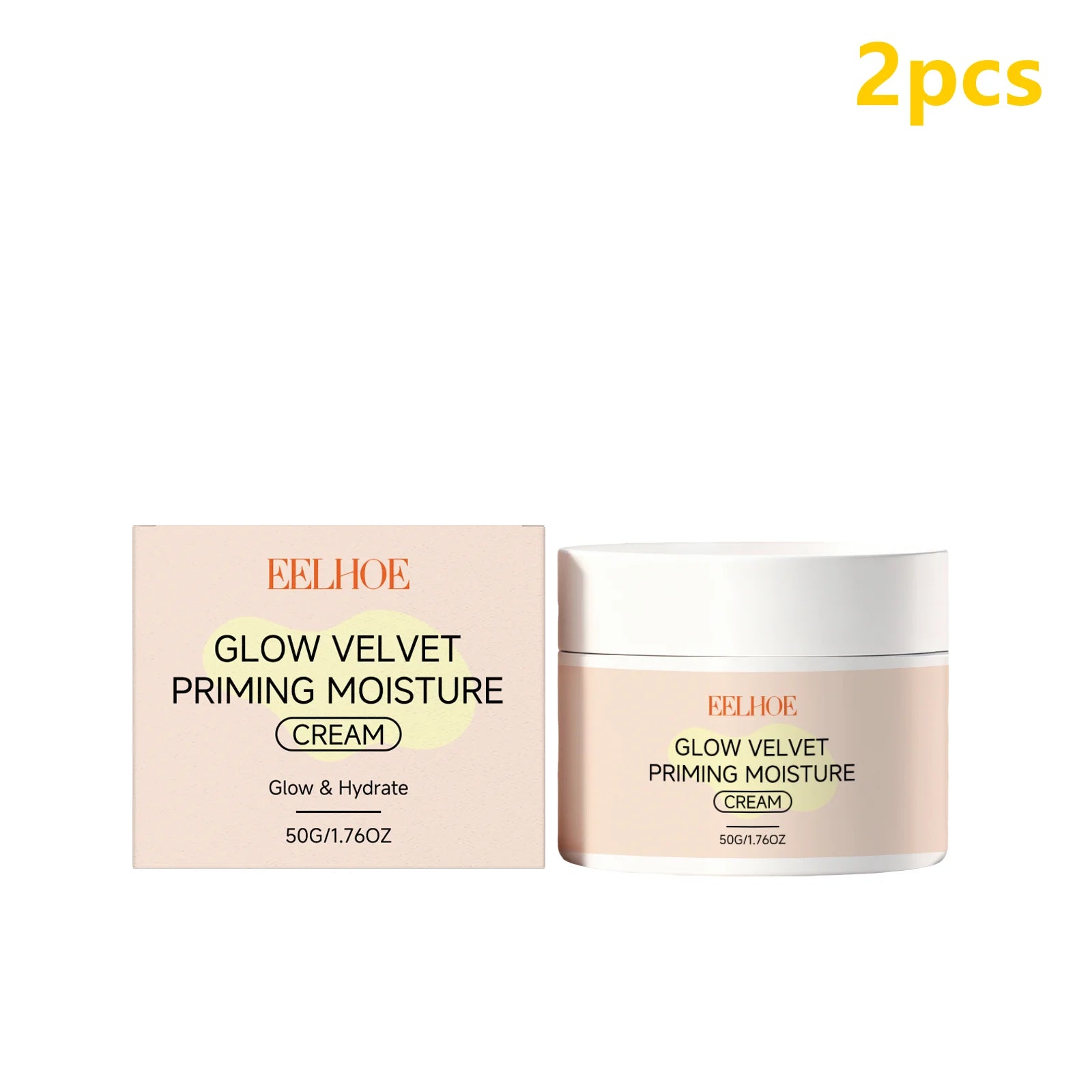 EELHOE Velvet Priming Cream for Hydration and Oil Control Peaceful Pleasures Health and Wellness 2pcs