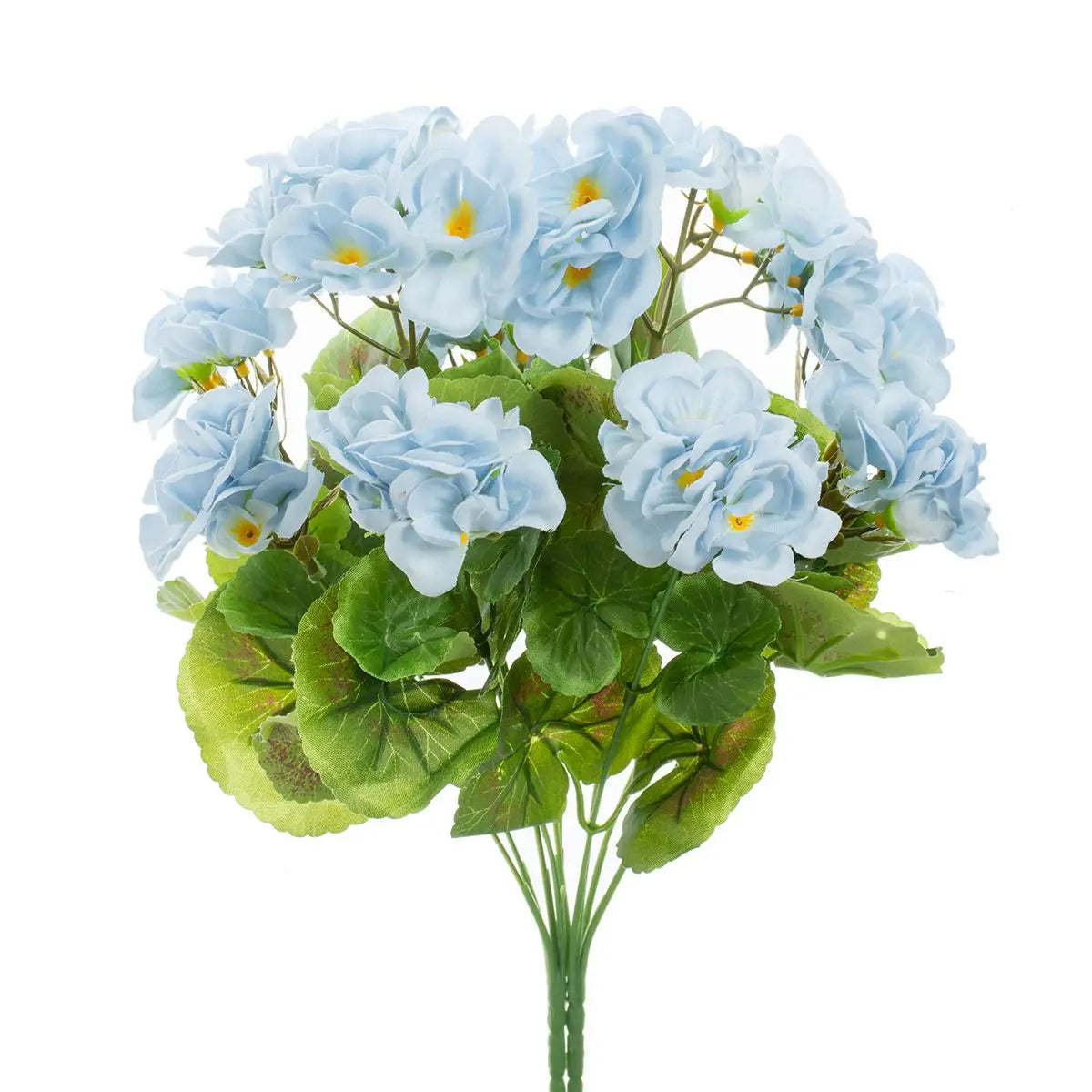 Silk Begonia Artificial Flowers | Wedding & Home Decor Bouquet